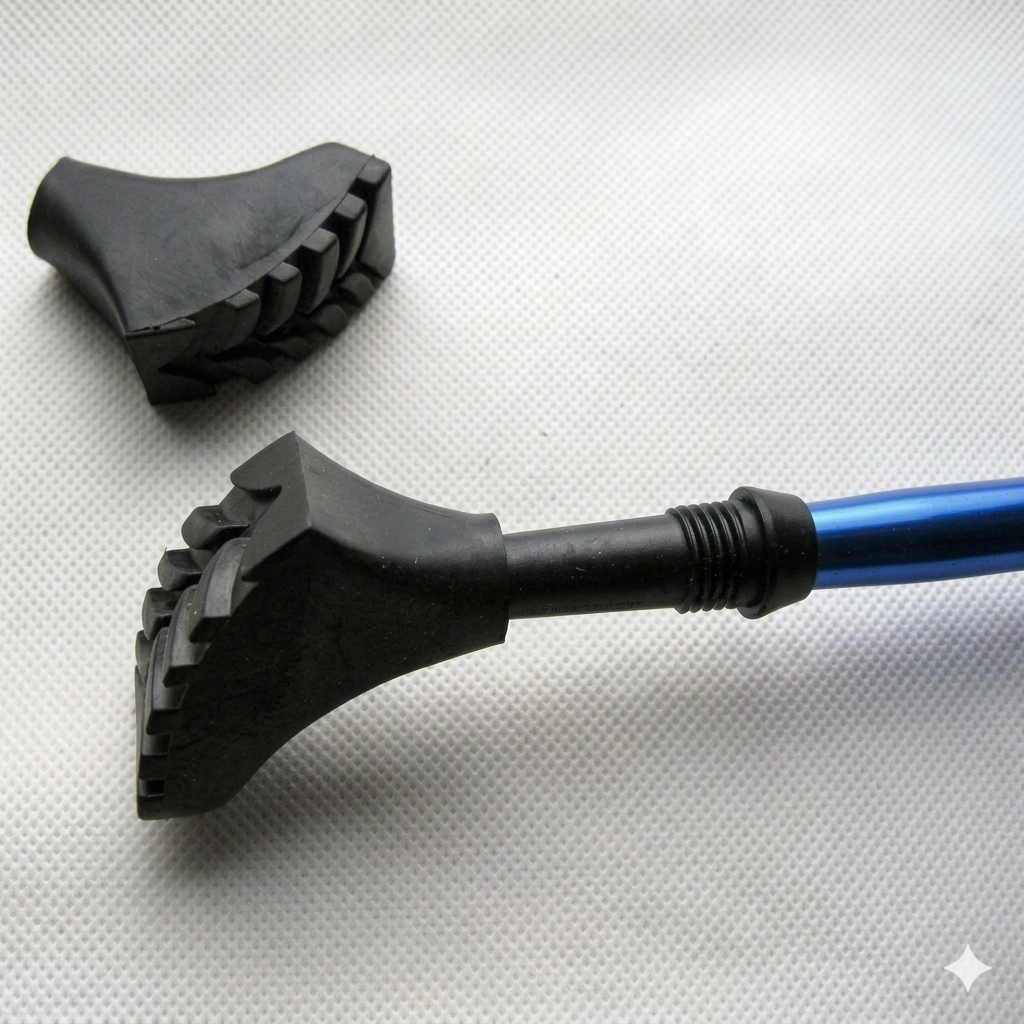 TrailGrip - Antypoślizgowe Nakładki Amortyzujące na Kije do Nordic Walking / trekkingowe UNIWERSALNE