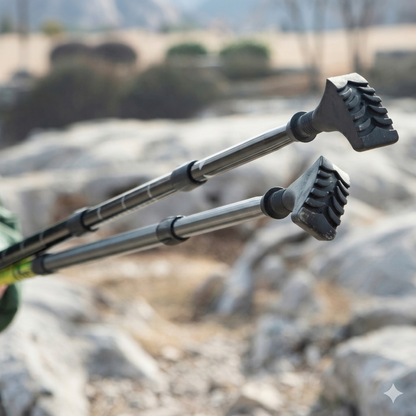 TrailGrip - Antypoślizgowe Nakładki Amortyzujące na Kije do Nordic Walking / trekkingowe UNIWERSALNE