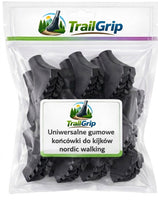 TrailGrip - Antypoślizgowe Nakładki Amortyzujące na Kije do Nordic Walking / trekkingowe UNIWERSALNE